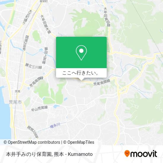 本井手みのり保育園地図