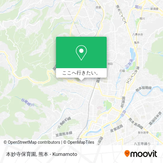 本妙寺保育園地図