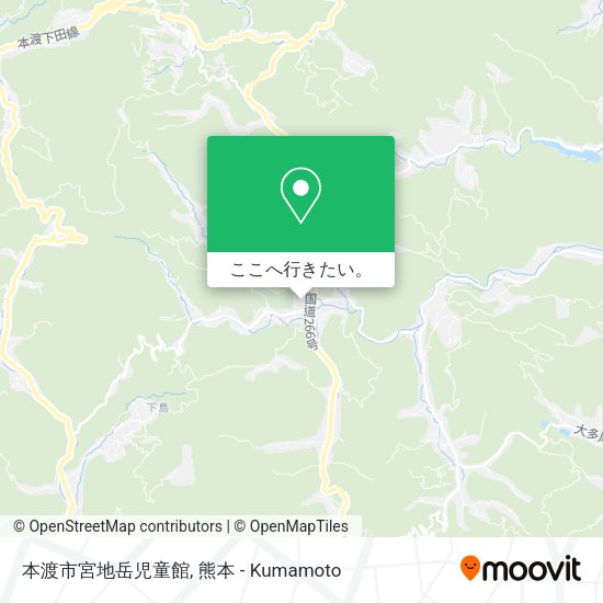 本渡市宮地岳児童館地図