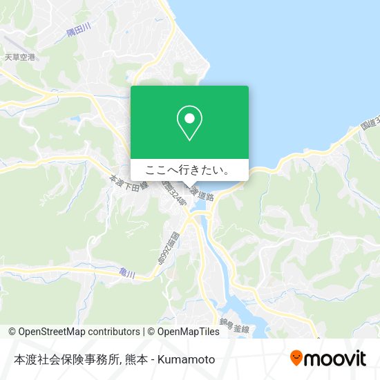 本渡社会保険事務所地図