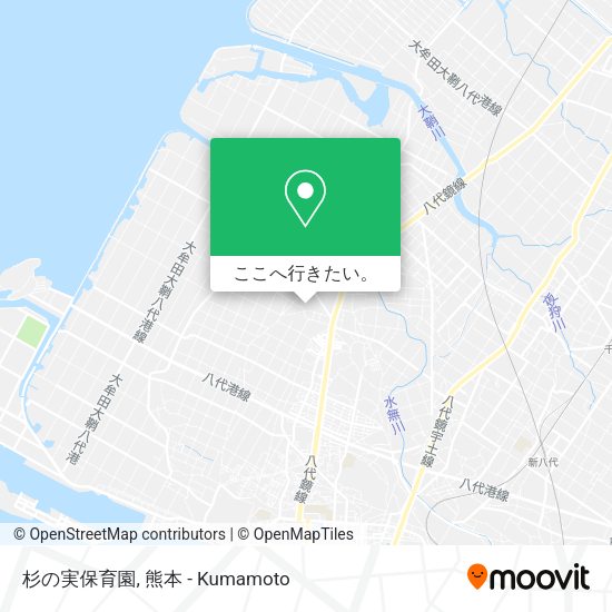 杉の実保育園地図