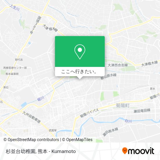 杉並台幼稚園地図