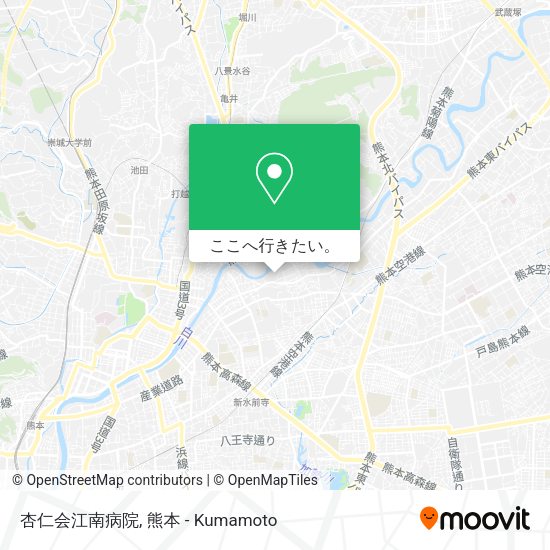 杏仁会江南病院地図