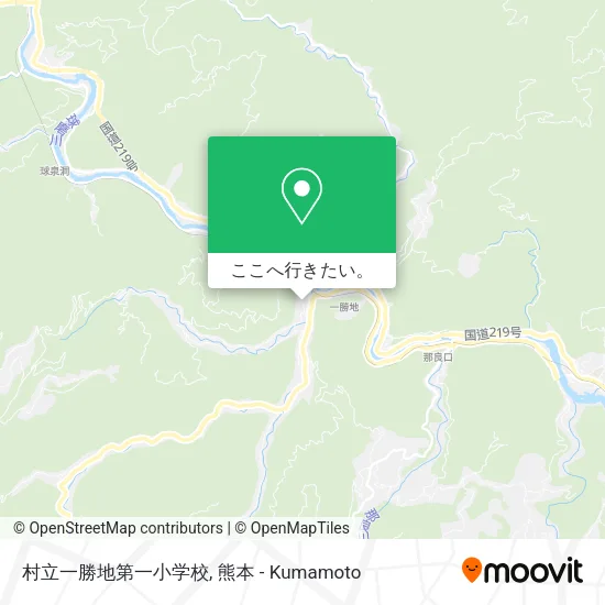村立一勝地第一小学校地図