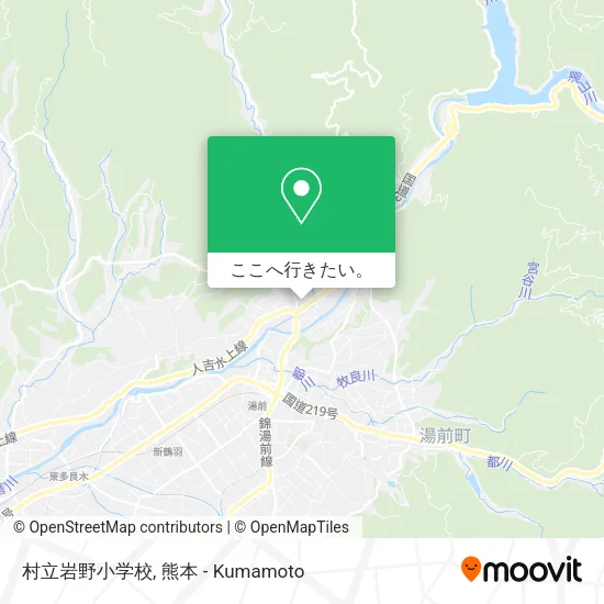 村立岩野小学校地図