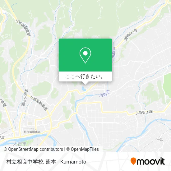 村立相良中学校地図
