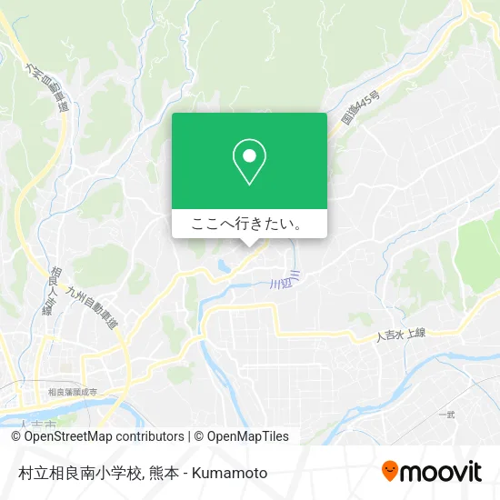 村立相良南小学校地図