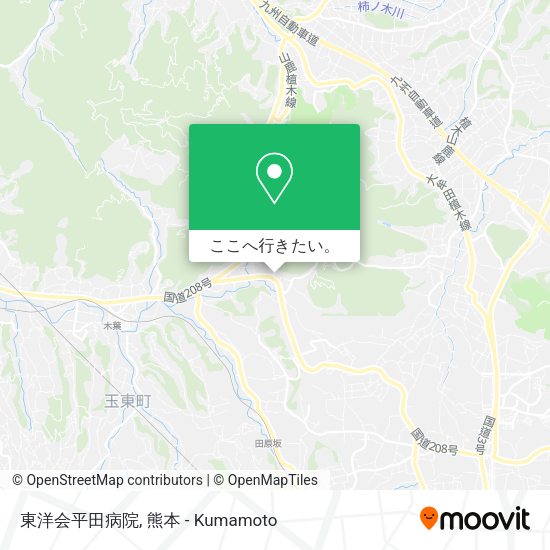 東洋会平田病院地図