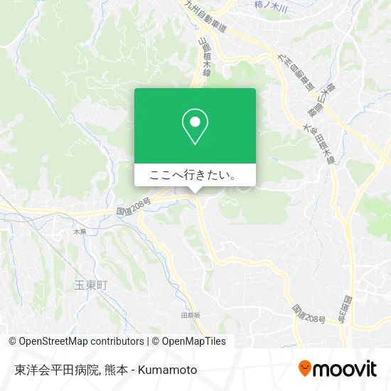 東洋会平田病院地図