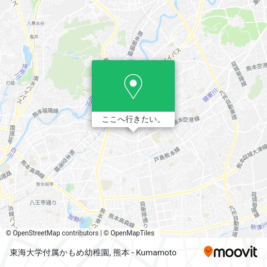 東海大学付属かもめ幼稚園地図