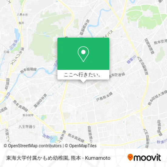 東海大学付属かもめ幼稚園地図