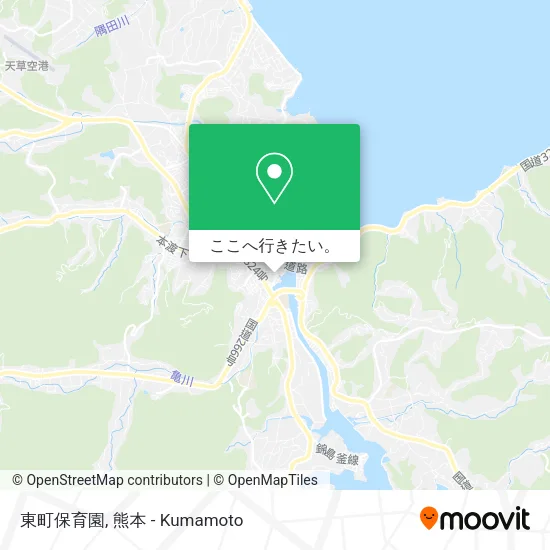 東町保育園地図