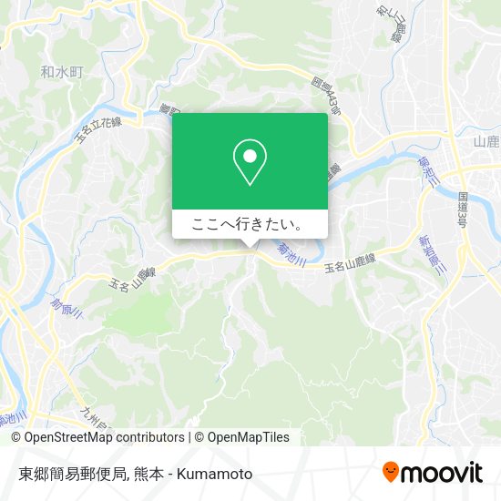東郷簡易郵便局地図