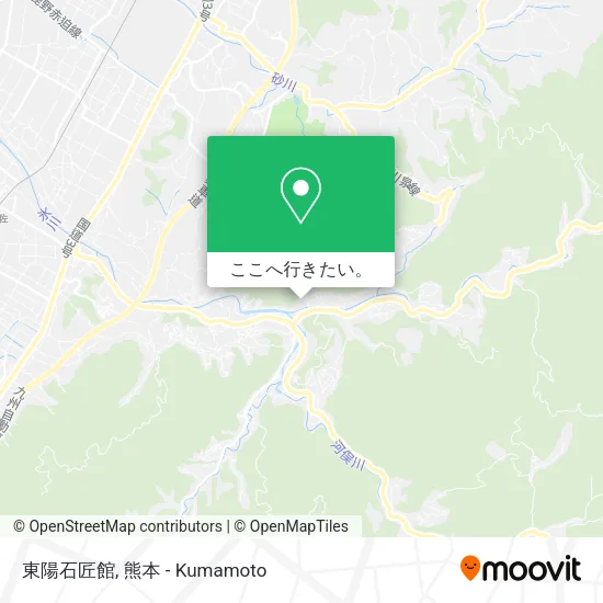 東陽石匠館地図