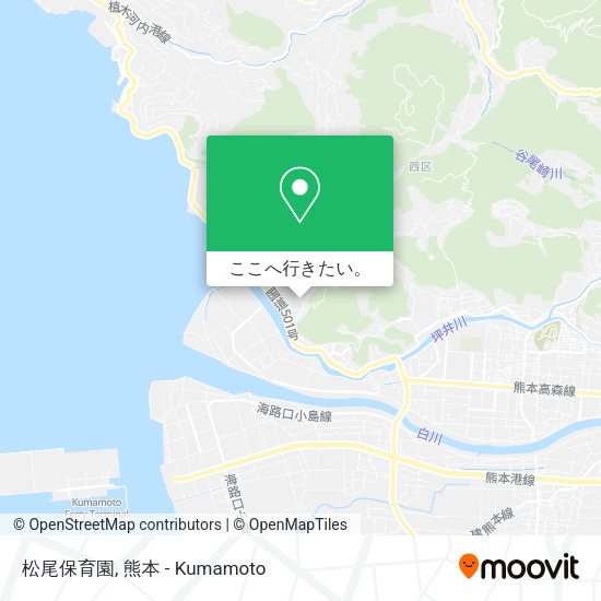 松尾保育園地図