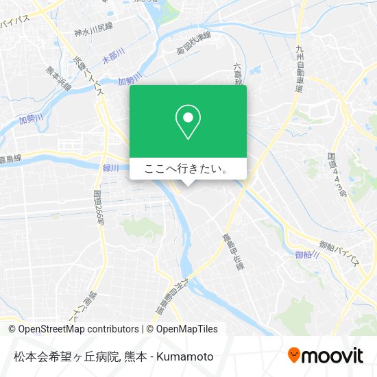 松本会希望ヶ丘病院地図