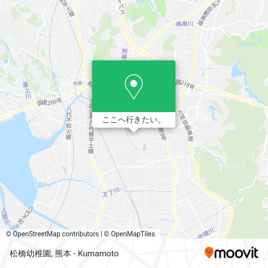 松橋幼稚園地図