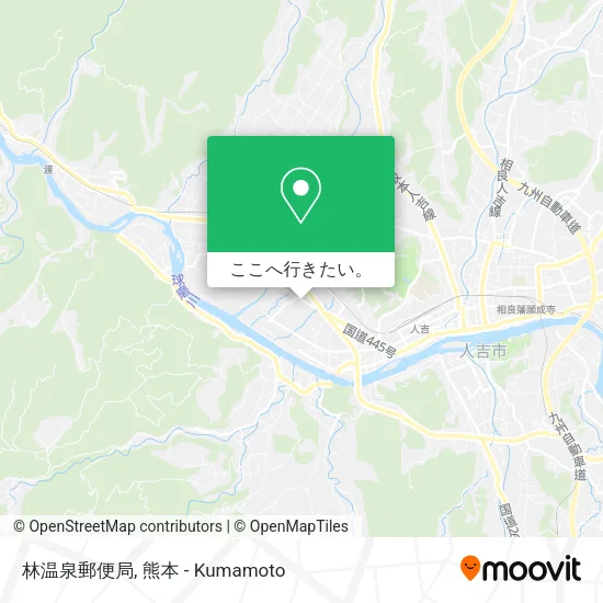 林温泉郵便局地図