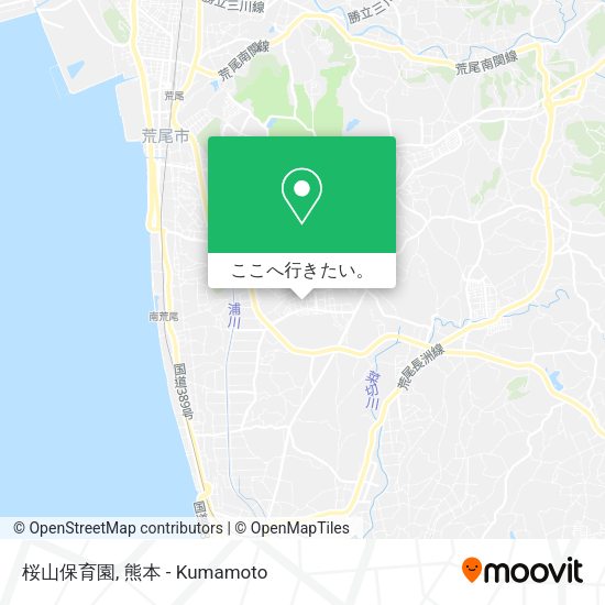 桜山保育園地図