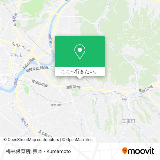 梅林保育所地図