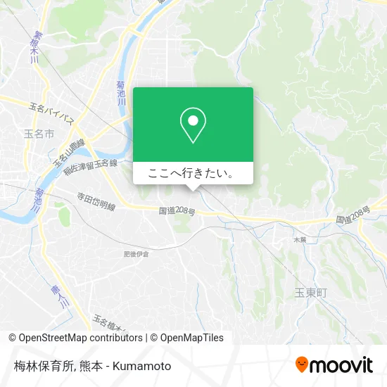 梅林保育所地図