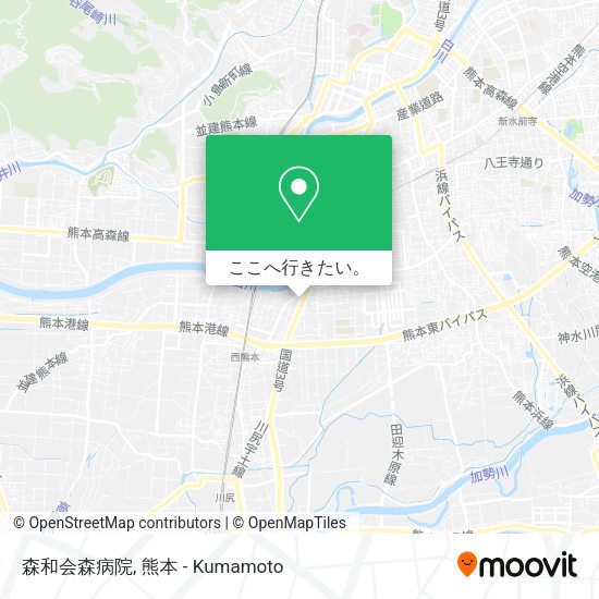 森和会森病院地図