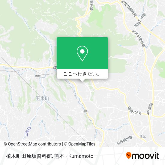 植木町田原坂資料館地図