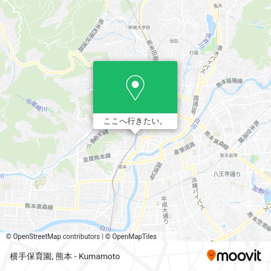 横手保育園地図