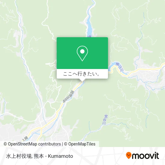 水上村役場地図