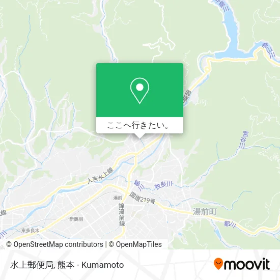 水上郵便局地図