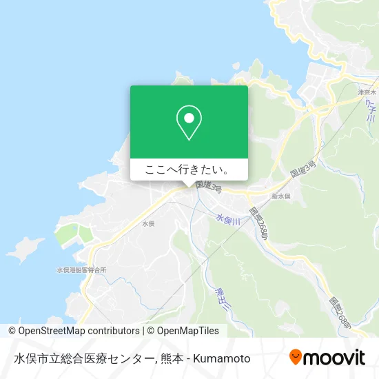 水俣市立総合医療センター地図