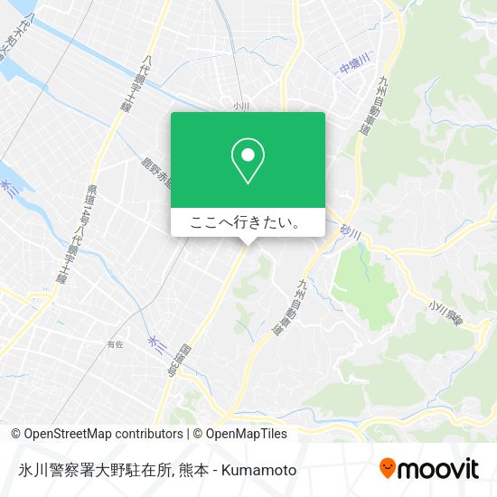 氷川警察署大野駐在所地図