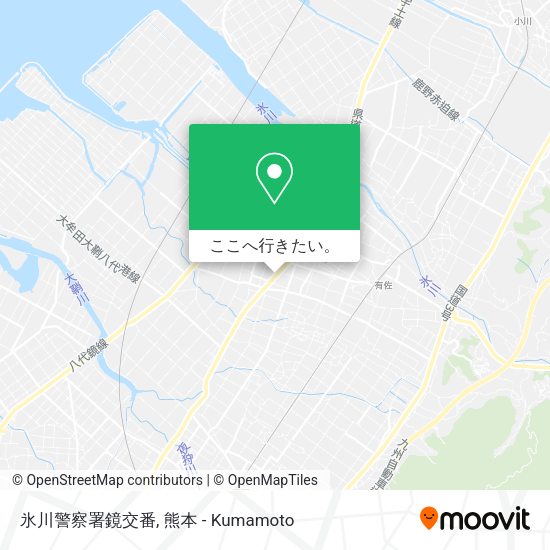 氷川警察署鏡交番地図