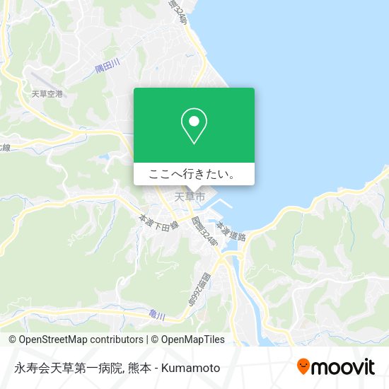 永寿会天草第一病院地図