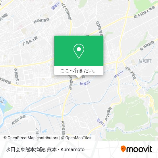 永田会東熊本病院地図
