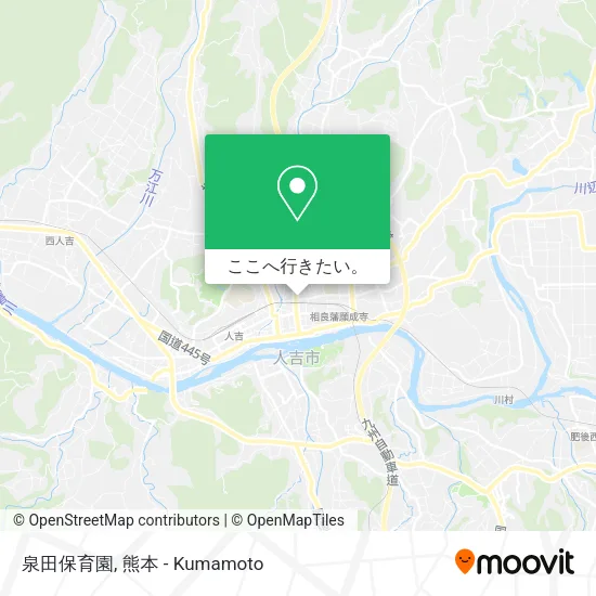 泉田保育園地図