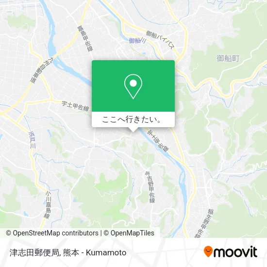 津志田郵便局地図