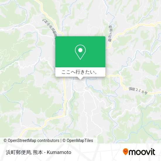 浜町郵便局地図