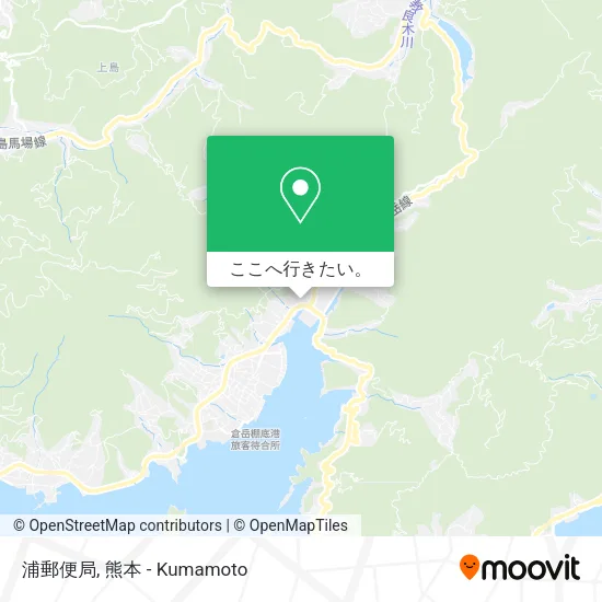 浦郵便局地図