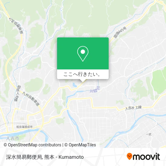 深水簡易郵便局地図
