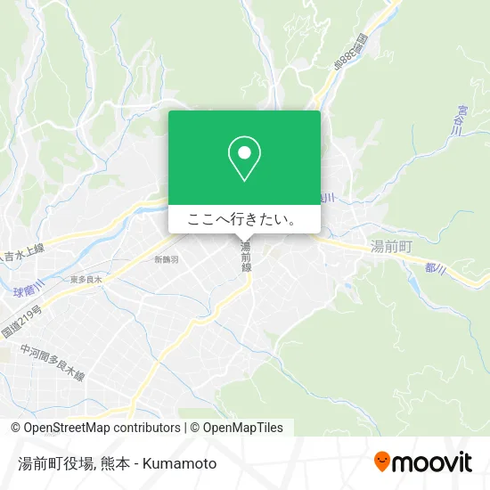 湯前町役場地図