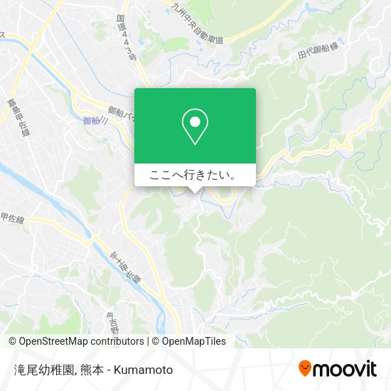 滝尾幼稚園地図