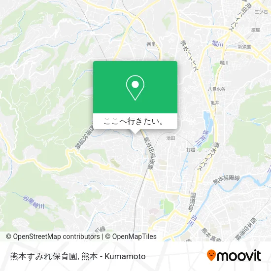 熊本すみれ保育園地図