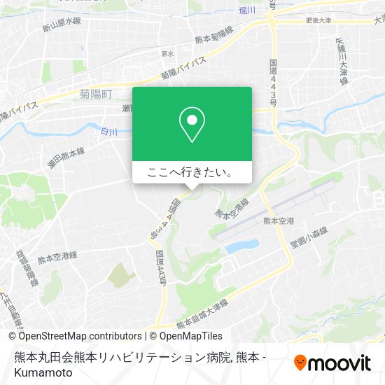 熊本丸田会熊本リハビリテーション病院地図