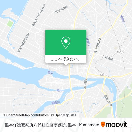 熊本保護観察所八代駐在官事務所地図