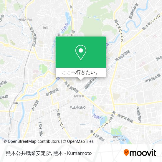 熊本公共職業安定所地図