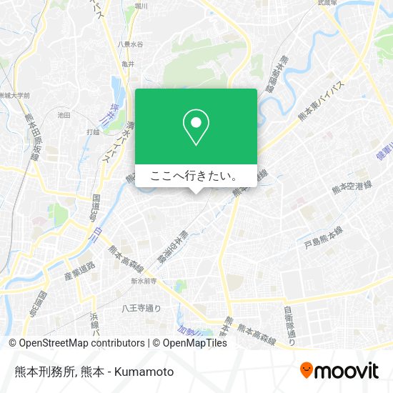 熊本刑務所地図
