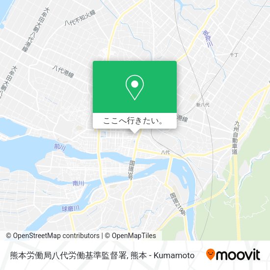 熊本労働局八代労働基準監督署地図