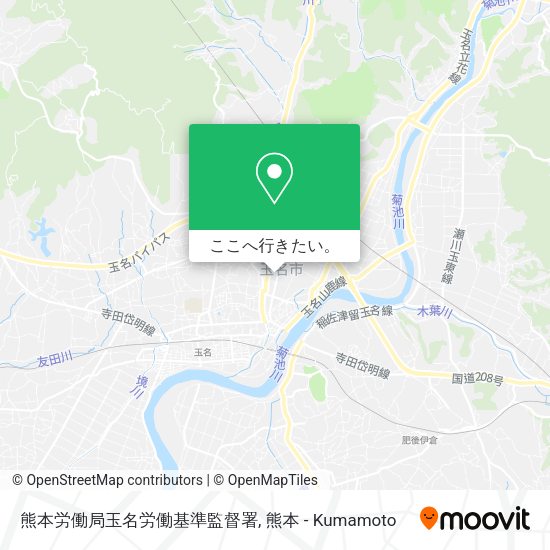 熊本労働局玉名労働基準監督署地図