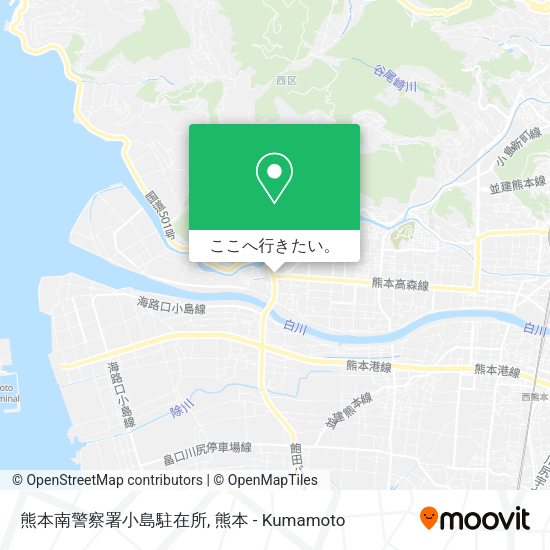 熊本南警察署小島駐在所地図